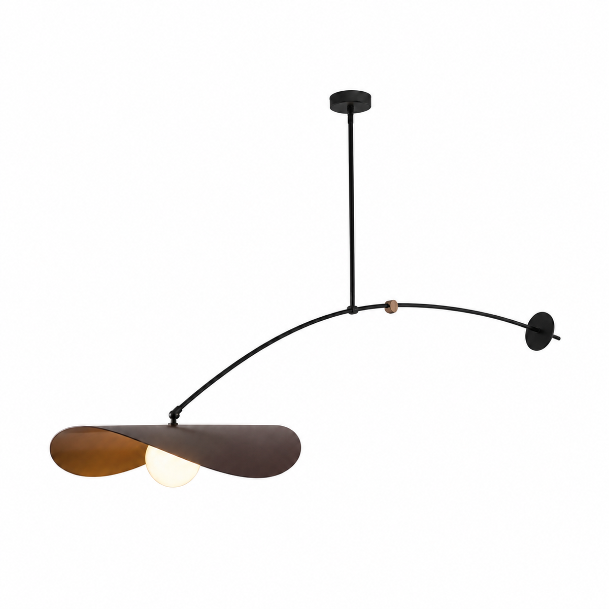 Berlin Deckenleuchte in Weiß mit warmweißem Licht