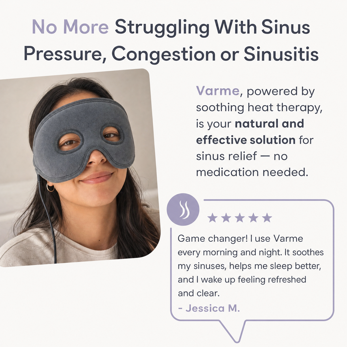 Varme Heated Sinus Mask