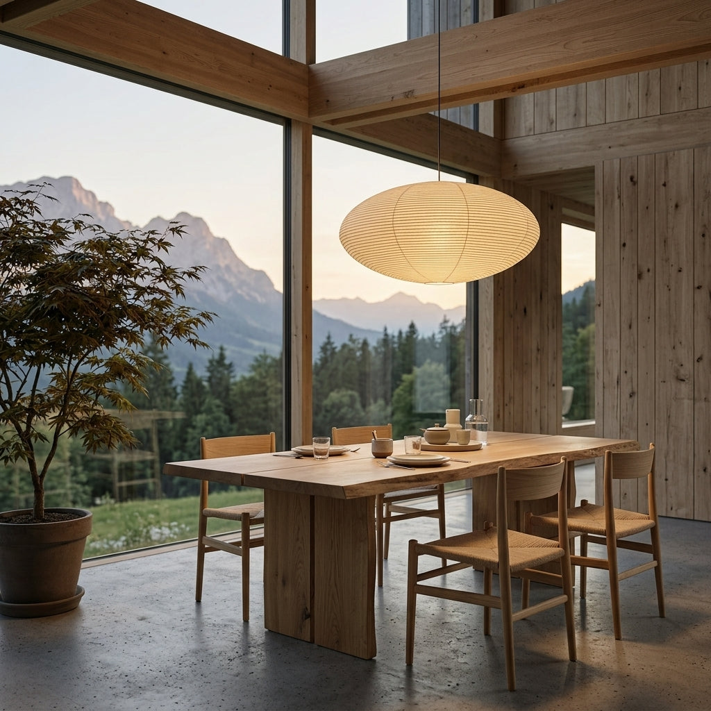 Lunar Paper Lantern Pendant Light