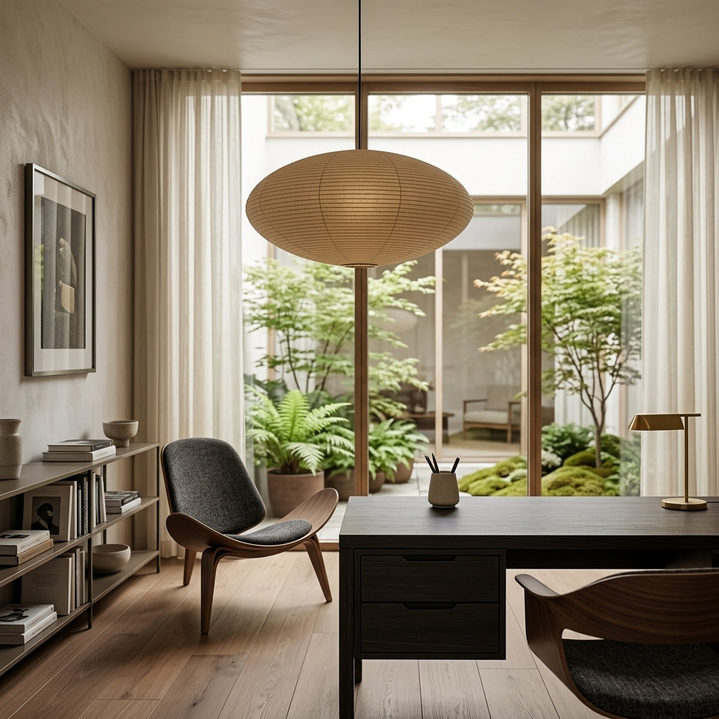 Lunar Paper Lantern Pendant Light