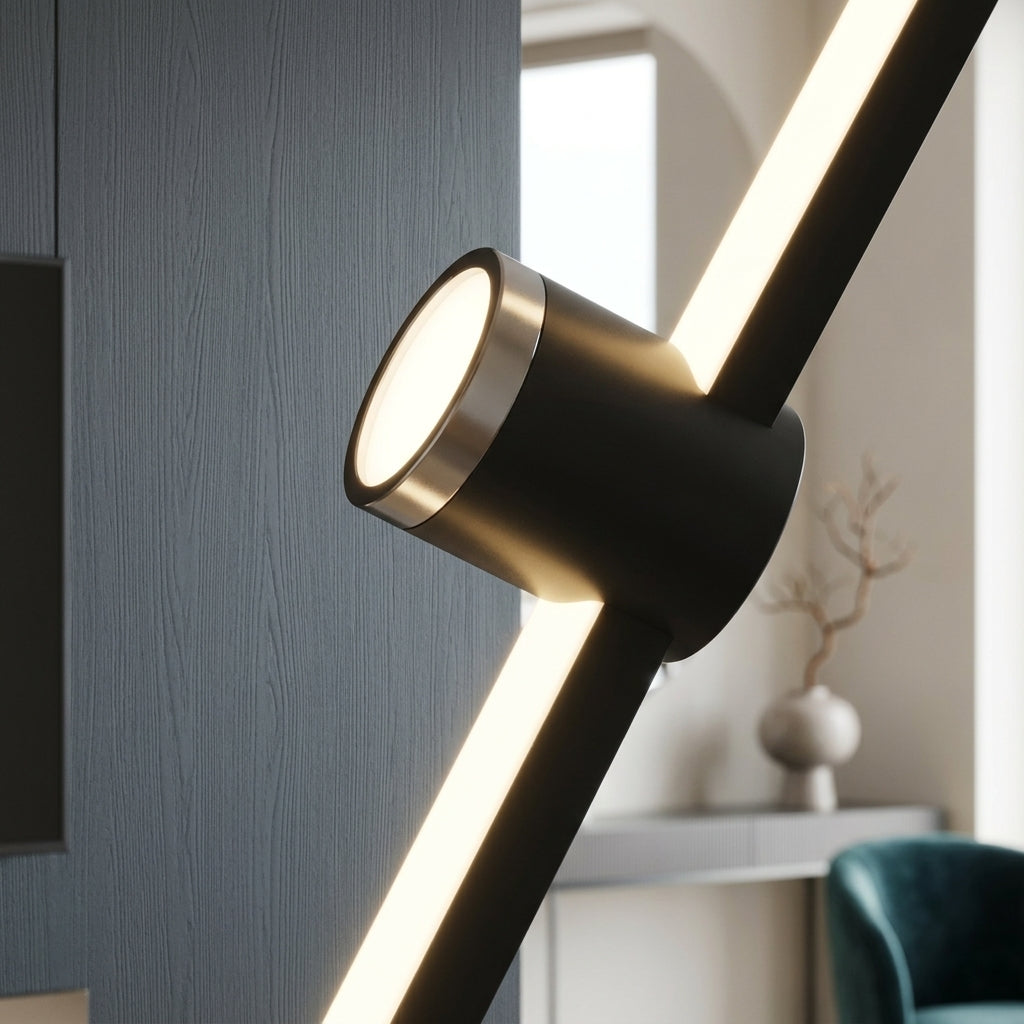 Sleek Black Pendant Light