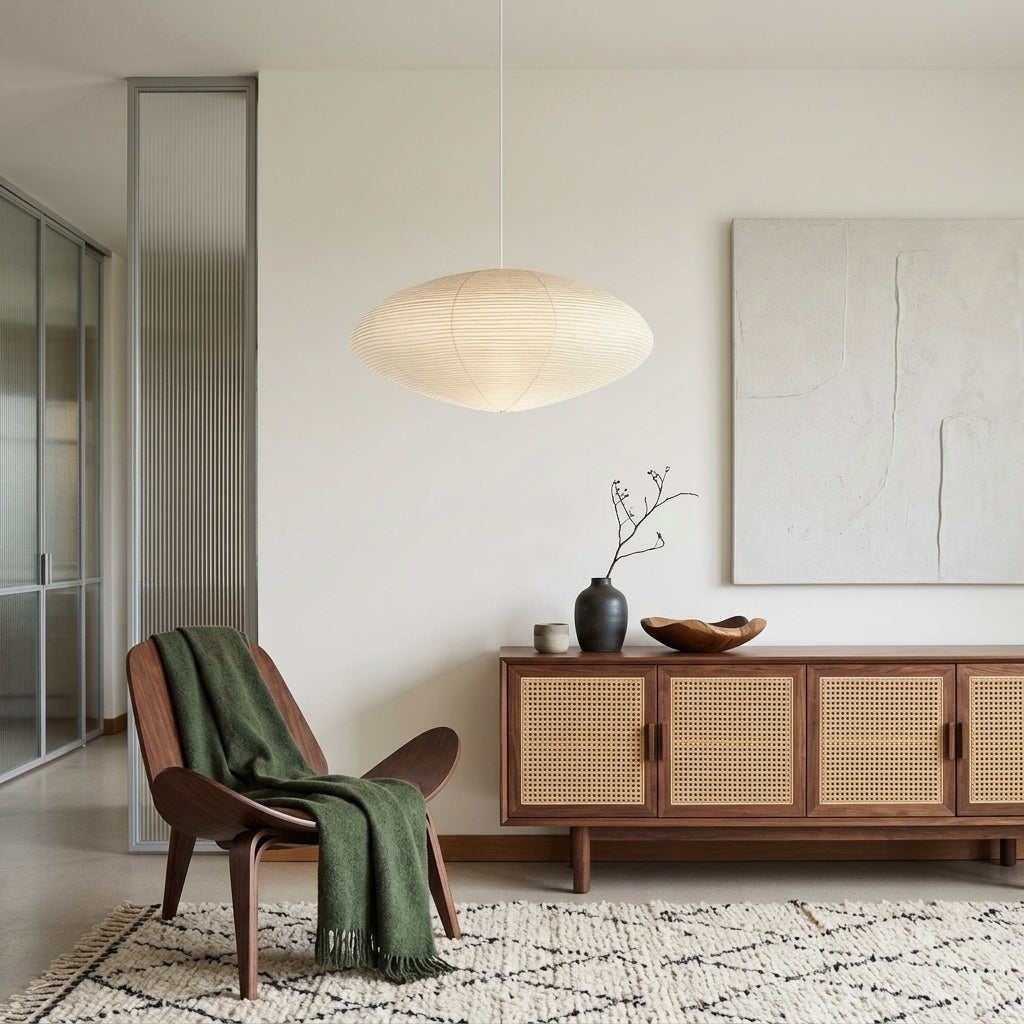 Lunar Paper Lantern Pendant Light