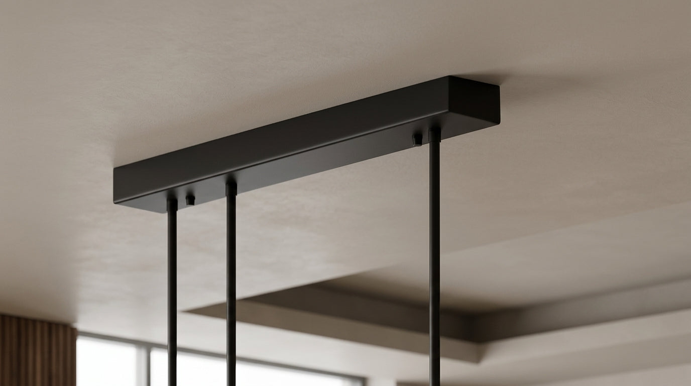 Sleek Black Pendant Light